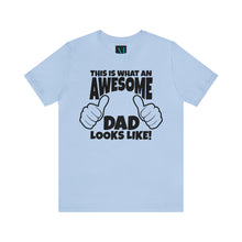 Load image into Gallery viewer, Awesome Dad Jersey Short Sleeve Premium Tee
