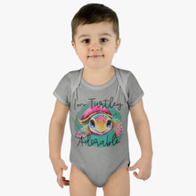 Load image into Gallery viewer, I&#39;m Turtley Adorable Infant Baby Rib Bodysuit
