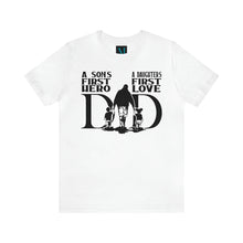 Load image into Gallery viewer, Hero Love Dad Jersey Short Sleeve Premium Tee
