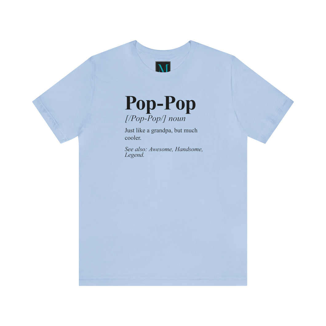 Pop-Pop Jersey Short Sleeve Premium Tee