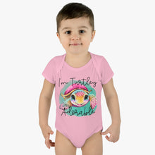 Load image into Gallery viewer, I&#39;m Turtley Adorable Infant Baby Rib Bodysuit
