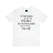 Load image into Gallery viewer, You Are the World Jersey Short Sleeve Premium Tee
