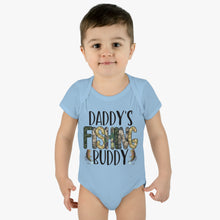 Load image into Gallery viewer, Daddy Fishing Buddy Infant Baby Rib Bodysuit
