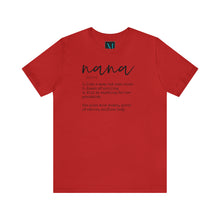 Load image into Gallery viewer, Nana Definition Jersey Short Sleeve Premium Tee
