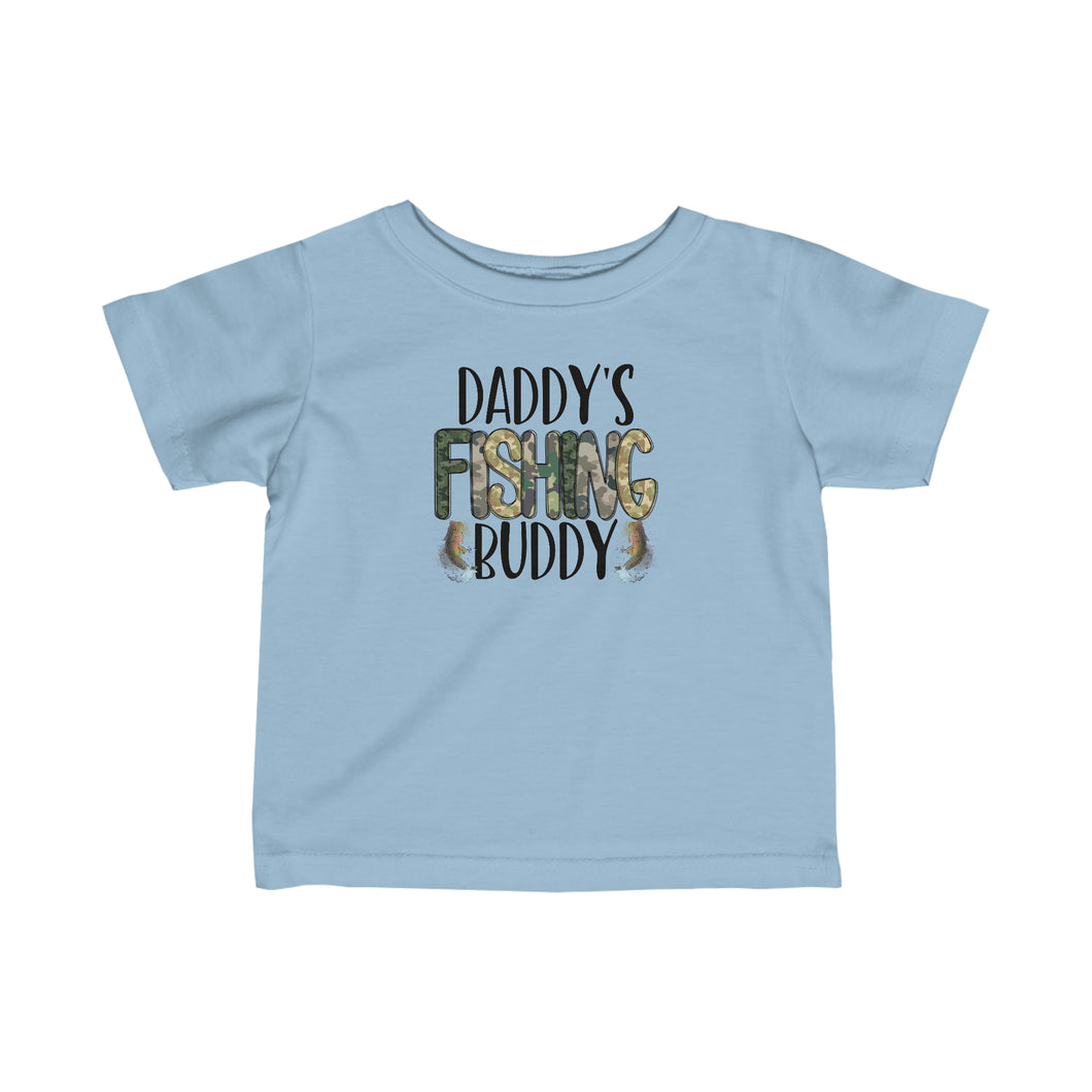 Daddy Fishing Buddy Infant Fine Jersey Tee