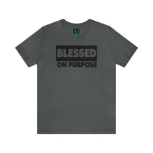 Load image into Gallery viewer, Blessed On Purpose Jersey Short Sleeve Premium Tee
