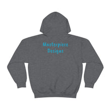 Load image into Gallery viewer, Masterpiece Designs Logo Heavy Blend™ Hooded Sweatshirt
