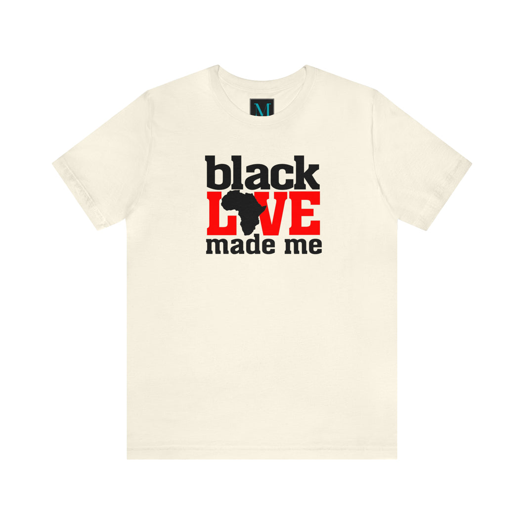 Black Love Made Me Jersey Short Sleeve Premium Tee