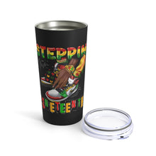 Load image into Gallery viewer, Stepping Into Juneteenth Sneaker Tumbler 20oz
