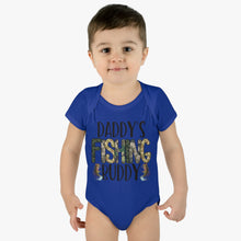 Load image into Gallery viewer, Daddy Fishing Buddy Infant Baby Rib Bodysuit
