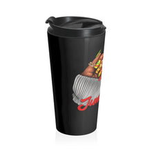 Load image into Gallery viewer, Juneteenth Nails Stainless Steel Travel Mug
