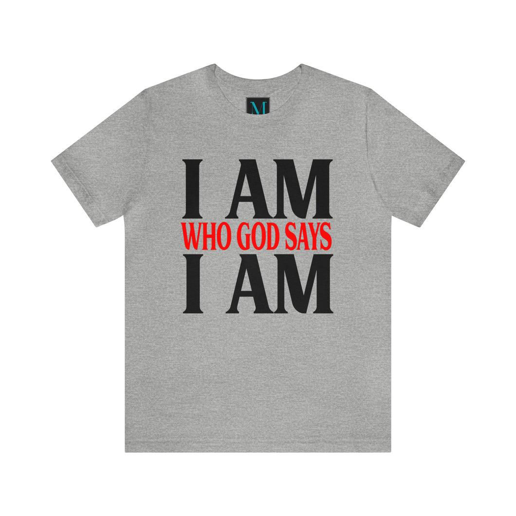 I Am Jersey Short Sleeve Premium Tee