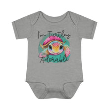 Load image into Gallery viewer, I&#39;m Turtley Adorable Infant Baby Rib Bodysuit
