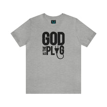 Load image into Gallery viewer, God is The Plug Jersey Short Sleeve Premium Tee
