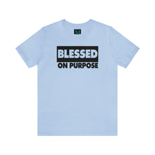 Load image into Gallery viewer, Blessed On Purpose Jersey Short Sleeve Premium Tee
