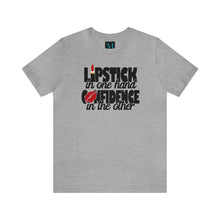 Load image into Gallery viewer, Lipstick and Confidence Standard Short Sleeve Tee
