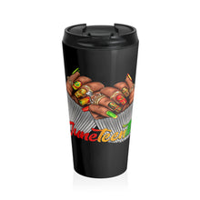 Load image into Gallery viewer, Juneteenth Nails Stainless Steel Travel Mug
