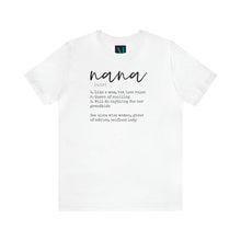 Load image into Gallery viewer, Nana Definition Jersey Short Sleeve Premium Tee
