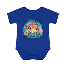 Load image into Gallery viewer, I&#39;m Turtley Adorable Infant Baby Rib Bodysuit
