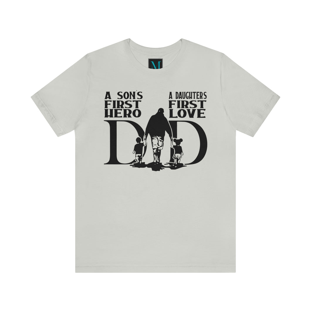 Hero Love Dad Jersey Short Sleeve Premium Tee