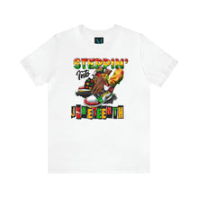 Load image into Gallery viewer, Stepping Into Juneteenth Sneaker Jersey Short Sleeve Premium Tee
