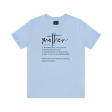 Load image into Gallery viewer, Mother Definition. Jersey Short Sleeve Premium Tee
