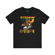 Load image into Gallery viewer, Stepping Into Juneteenth Sneaker Jersey Short Sleeve Premium Tee
