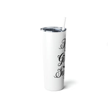 Load image into Gallery viewer, Thick Girl Skinny Steel Tumbler with Straw, 20oz
