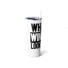 Load image into Gallery viewer, What Winning Looks Like Skinny Steel Tumbler with Straw, 20oz
