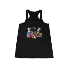 Load image into Gallery viewer, Red White Boozy Women&#39;s Flowy Racerback Tank
