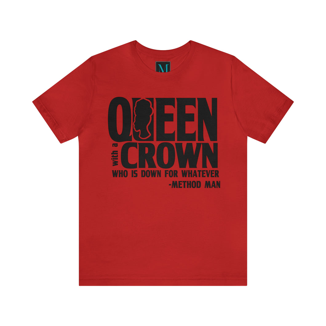 Queen With A Crown Jersey Short Sleeve Premium Tee