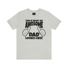 Load image into Gallery viewer, Awesome Dad Jersey Short Sleeve Premium Tee
